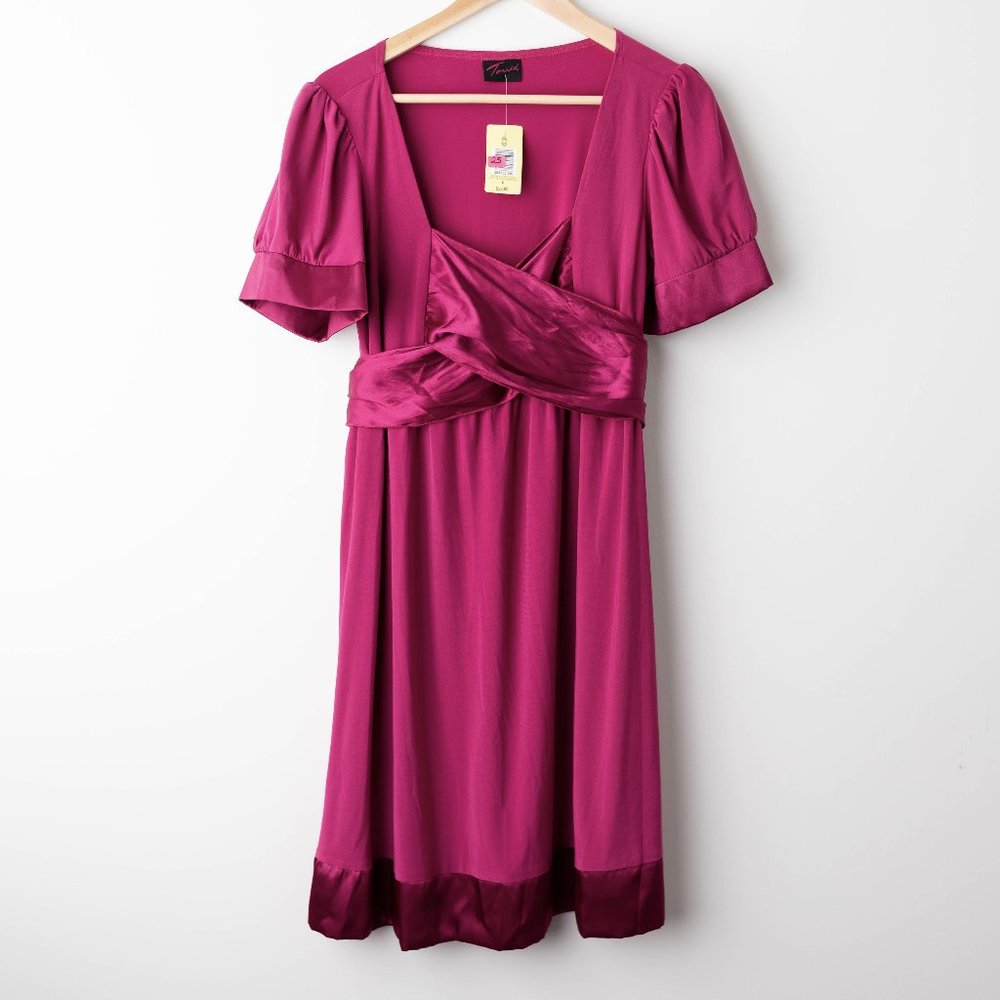 Torrid | Crisscross Tie Fusia Dress | Women’s | 0X